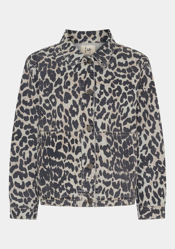 I SAY Como Printed Jacket Jackets M86 Leo