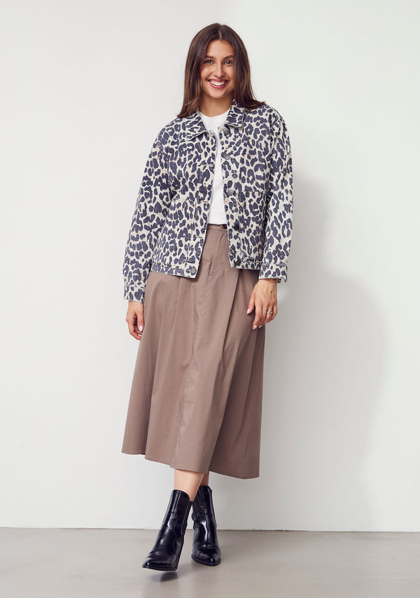 I SAY Como Printed Jacket Jackets M86 Leo