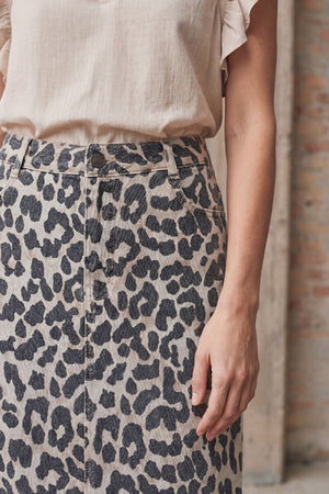 I SAY Como Printed Skirt Skirts M86 Leo