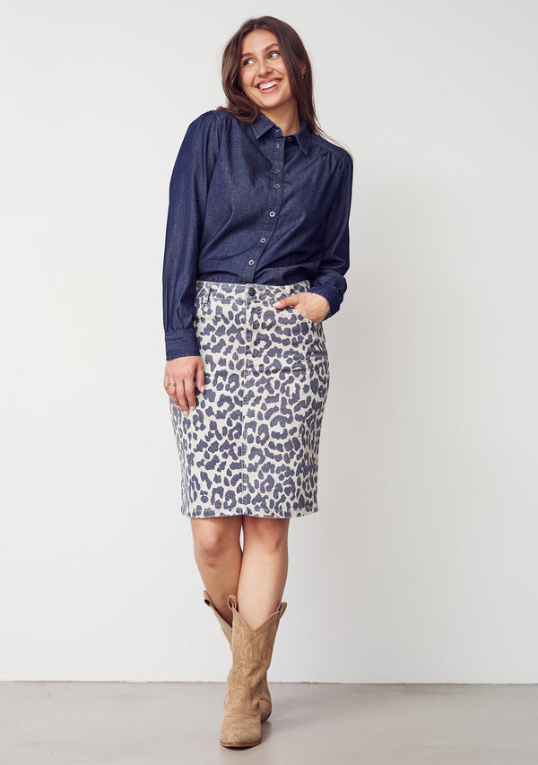 I SAY Como Printed Skirt Skirts M86 Leo