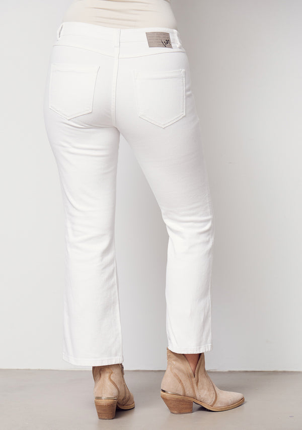 I SAY Como Twill Flare Pant Pants 100 White