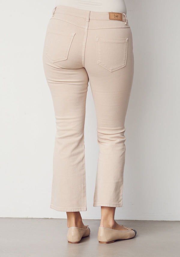 I SAY Como Twill Flare Pant Pants 117 Dark Sand