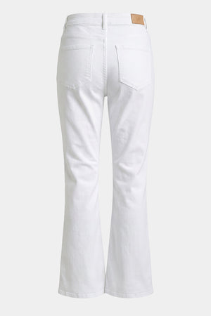 I SAY Como Twill Kickflare Pant Pants 100 White