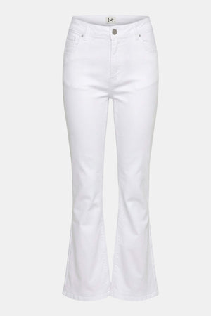I SAY Como Twill Kickflare Pant Pants 100 White
