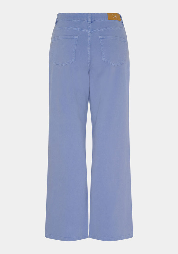 I SAY Como Twill Wide Pant Pants 703 Washed Skyblue