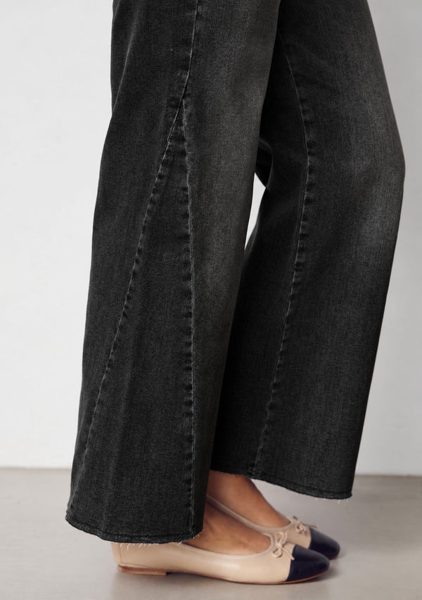 I SAY Como Wide Jeans Pants 923 Washed Grey