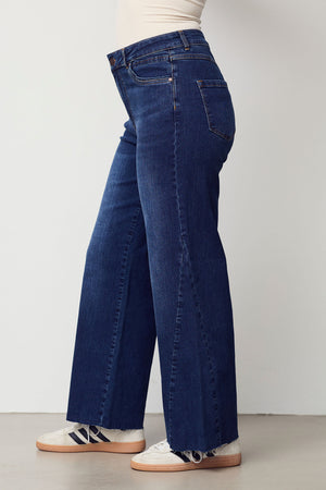 I SAY Como Wide Jeans Pants L42 Bologna Denim Wash