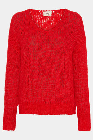 I SAY Cosima Knit Knitwear 432 Fresh Red
