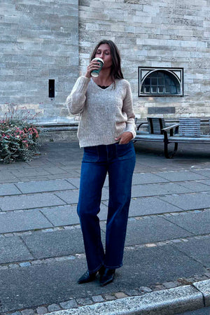 I SAY Cosima Knit Knitwear 507 Powder