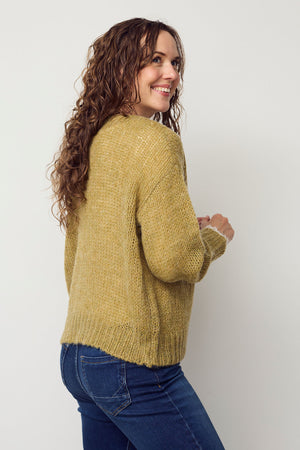 I SAY Cosima Knit Knitwear 803 Lime Melange