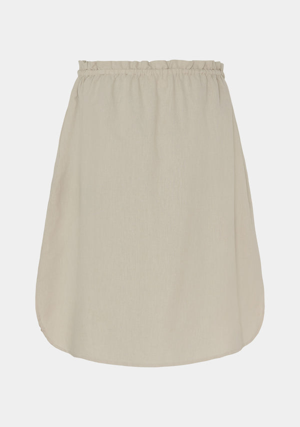 I SAY Daisie Linen Skirt Skirts 913 Silvergrey