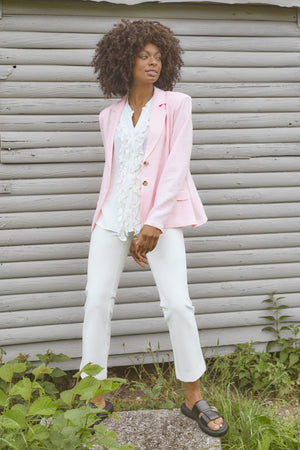I SAY Dana Flare Pant Pants 101 Broken White
