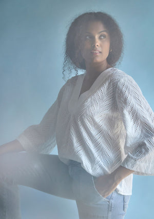 I SAY Danka Blouse Blouses 100 White