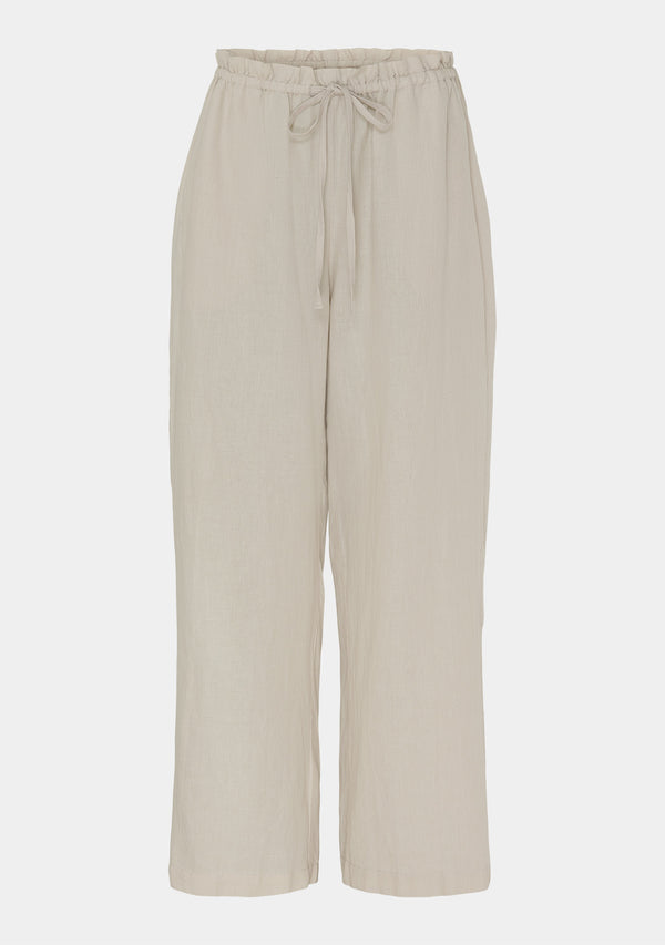 I SAY Dasie Linen Pant Pants 913 Silvergrey