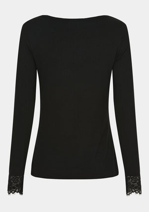 I SAY Dee Lace Blouse Blouses 900 Black