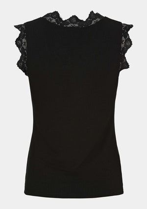 I SAY Dee Lace Top Tops 900 Black