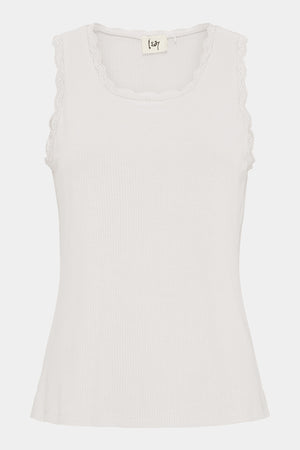 I SAY Dee O-Neck Top Tops 100 White