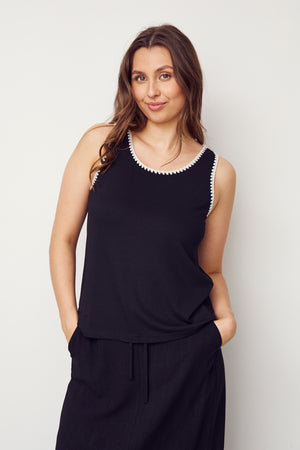 I SAY Dee Tank Top Tops 900 Black
