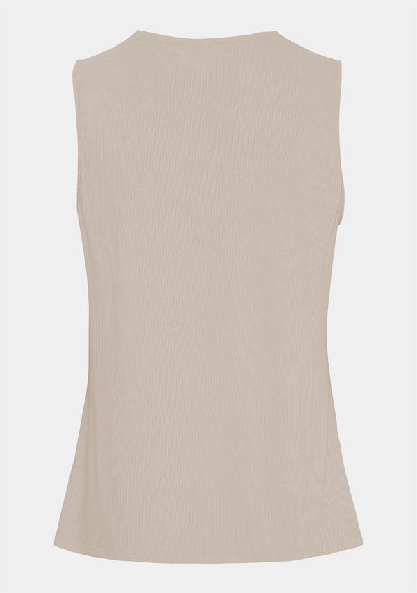 I SAY Dee V-Neck Top Tops 112 Sand