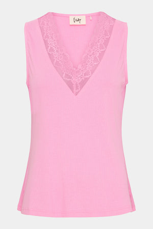 I SAY Dee V-Neck Top Tops 515 Hot pink