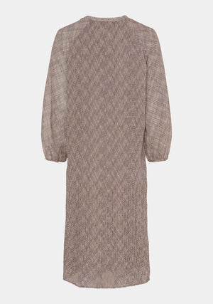 I SAY Delta Dress Dresses L86 Dark Sand w/Black