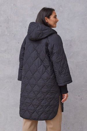 I SAY Diddi Maxi Coat Outerwear 900 Black
