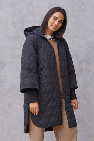 I SAY Diddi Maxi Coat Outerwear 900 Black