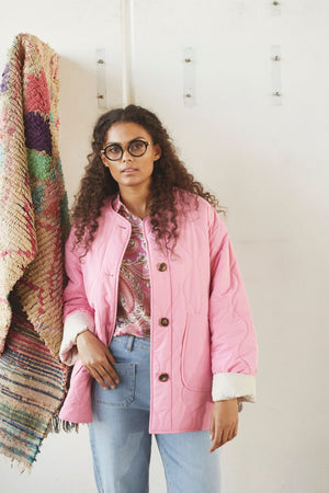 I SAY Diddi Reversible Jacket Outerwear 516 Pink