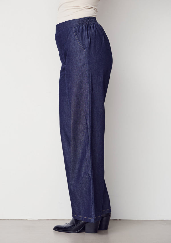 I SAY Diva Loose Pant Pants 662 Dark denim