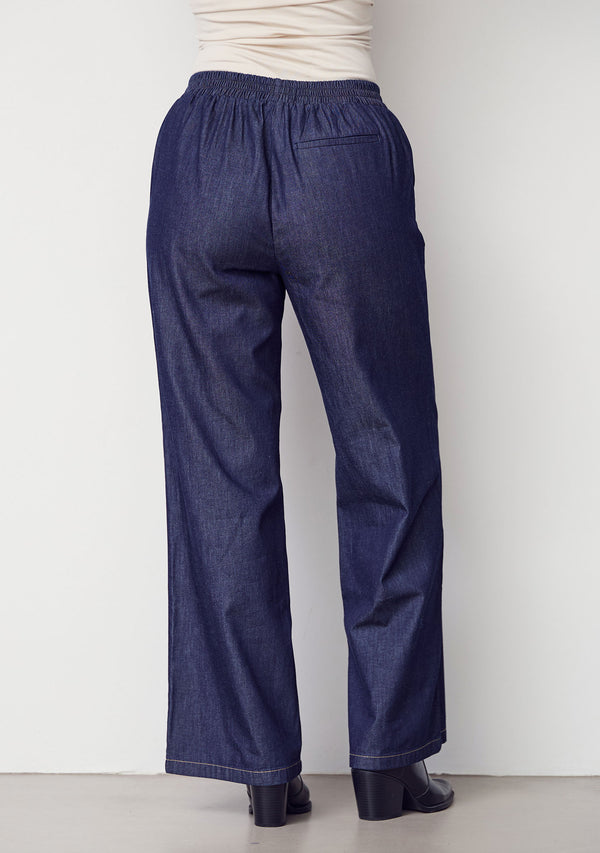 I SAY Diva Loose Pant Pants 662 Dark denim