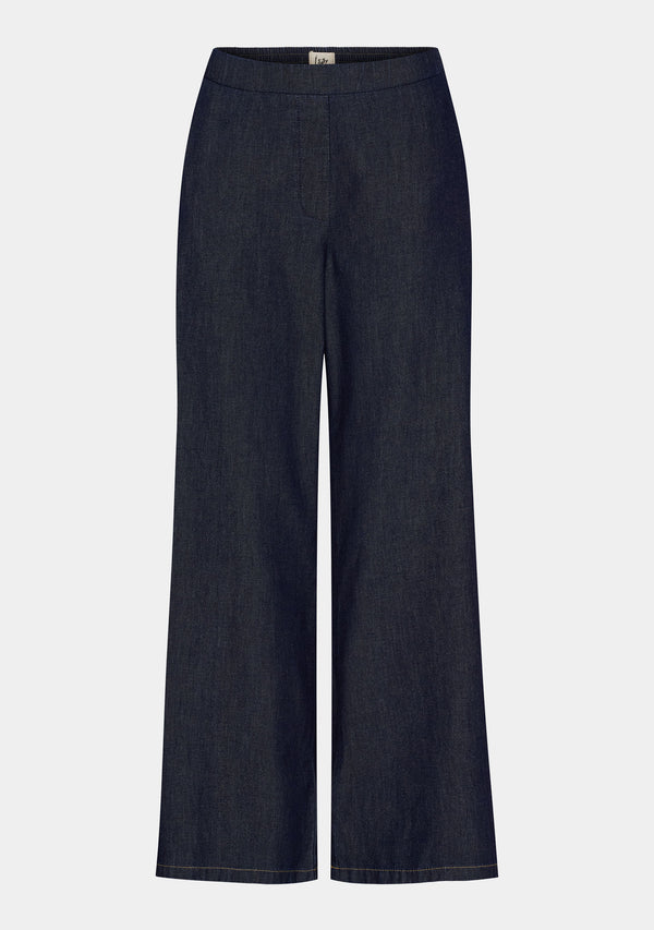 I SAY Diva Loose Pant Pants 662 Dark denim