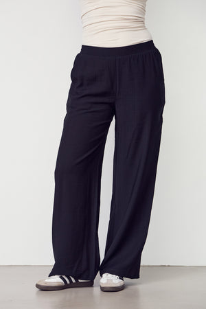 I SAY Elly Basic Pant Pants 900 Black
