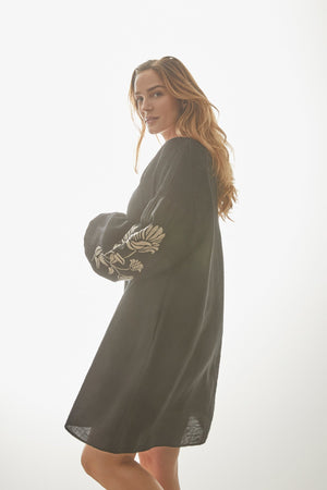 I SAY Elly Tunic Dress Dresses 900 Black