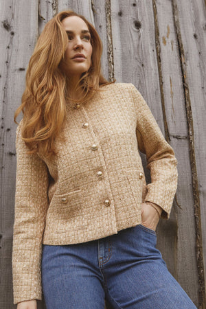 I SAY Emilie New Blazer Jackets 131 Camel Melange