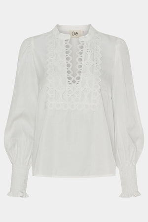 I SAY Emily Blouse Blouses 101 Broken White