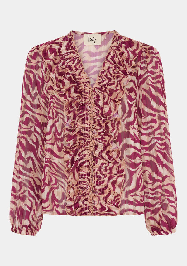 I SAY Enge Blouse Blouses M79 Cerise Float