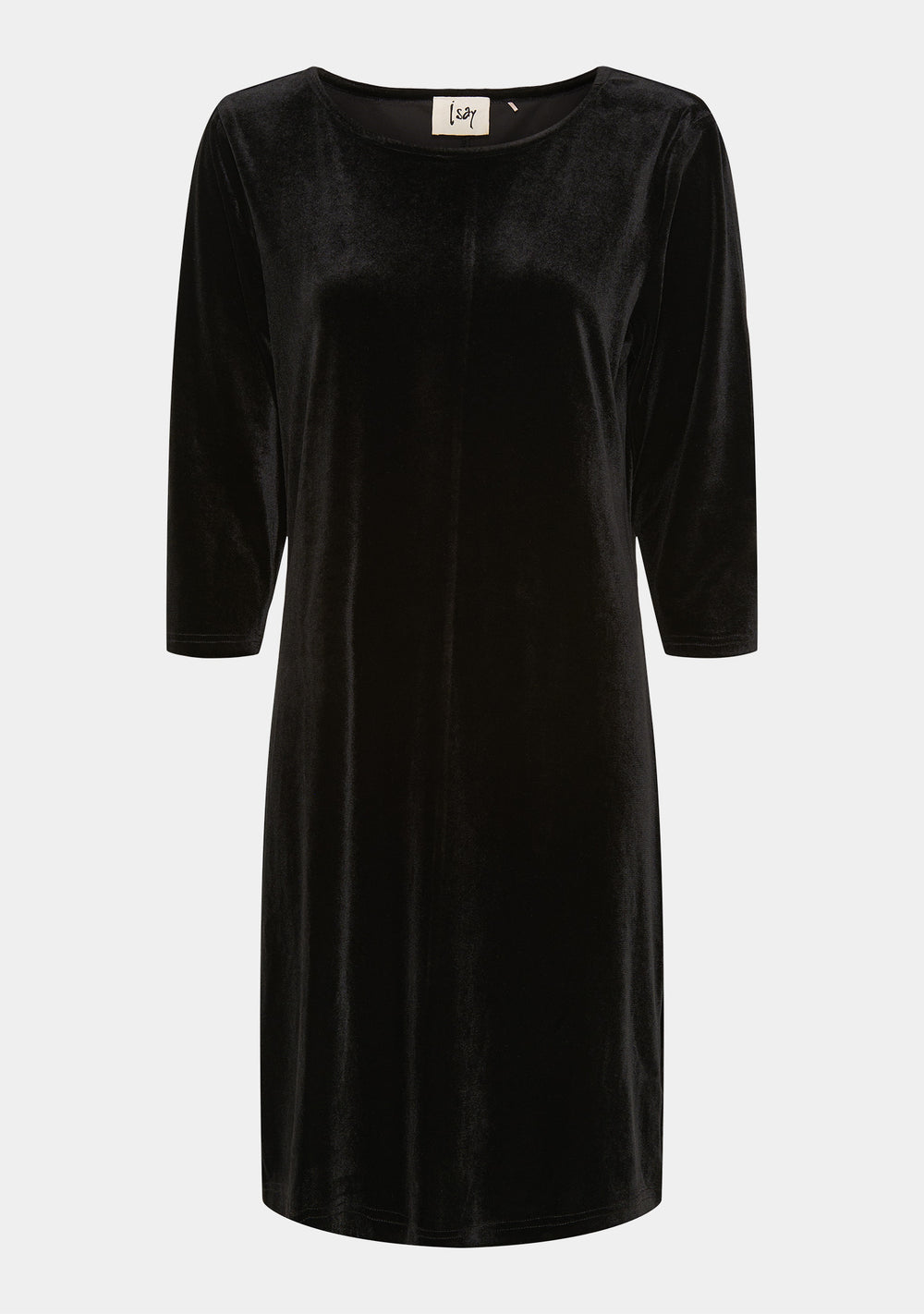 I SAY Ewy Velvet Dress Dresses 900 Black