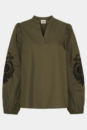 I SAY Faja Blouse Blouses 885 Khaki