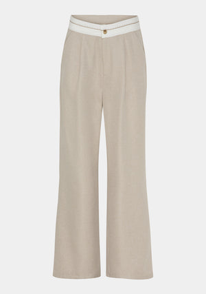 I SAY Faria Pant Pants 117 Dark Sand