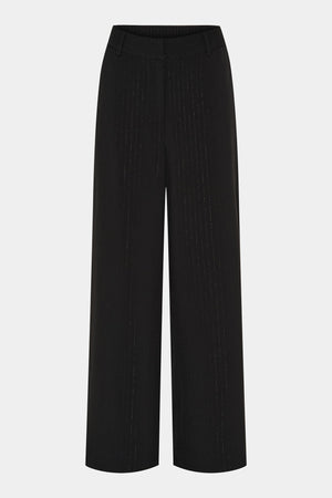 I SAY Felicia Pant Pants N05 Black w/Shine