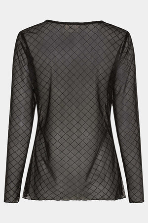 I SAY Fifi Blouse Blouses N02 Black Square