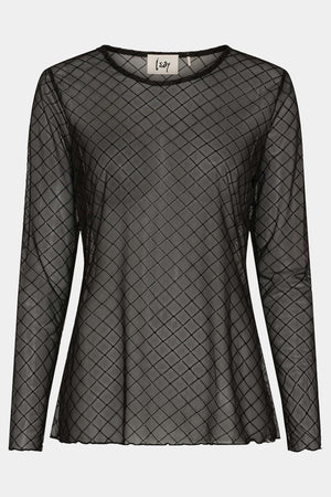 I SAY Fifi Blouse Blouses N02 Black Square