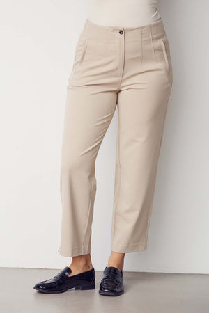 I SAY Firenze Highwaist Pant Pants 112 Sand