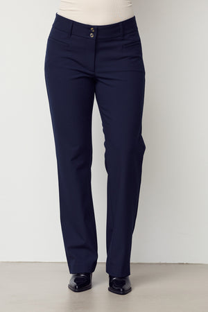 I SAY Firenze Straight Pant Pants 640 Navy
