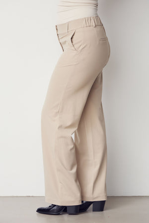 I SAY Firenze Wide Pant Pants 112 Sand