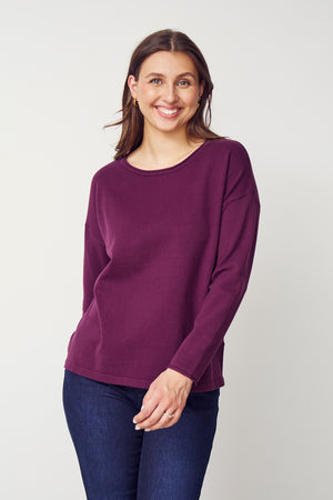 I SAY Frigga Knit Pullover Knitwear 434 Wine
