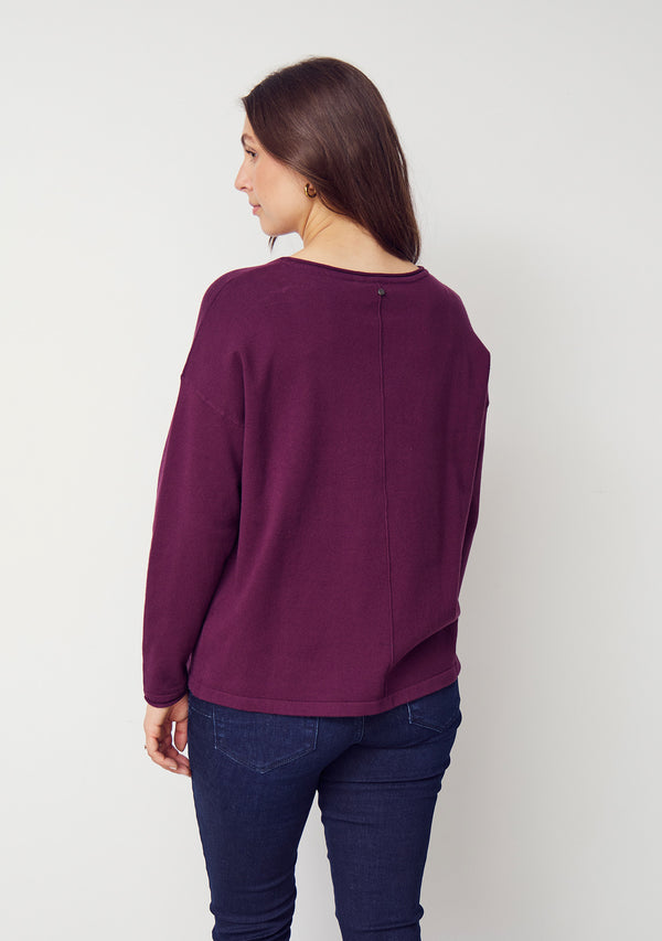 I SAY Frigga Knit Pullover Knitwear 434 Wine