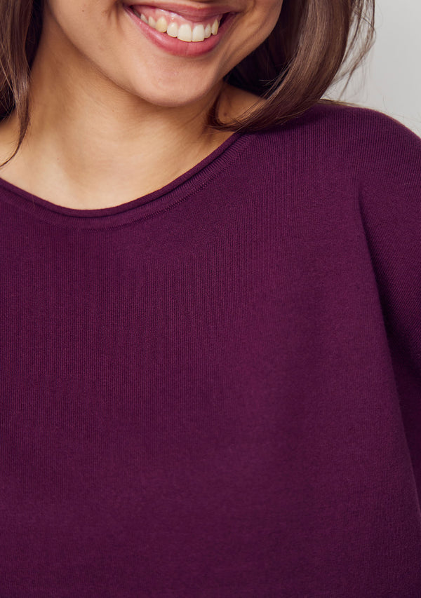 I SAY Frigga Knit Pullover Knitwear 434 Wine