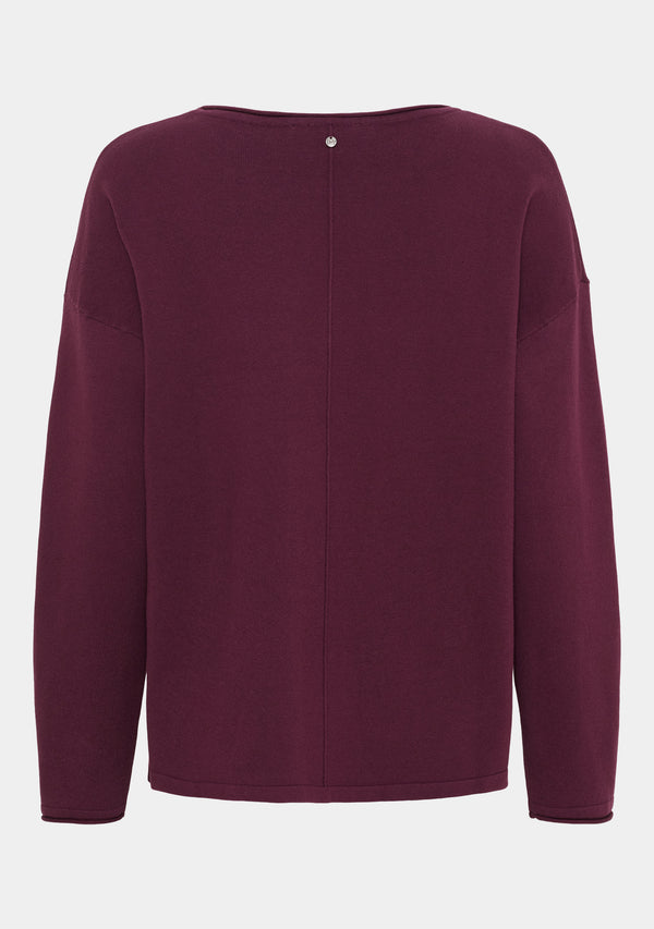 I SAY Frigga Knit Pullover Knitwear 434 Wine
