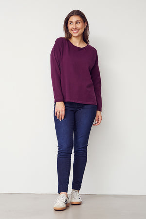 I SAY Frigga Knit Pullover Knitwear 434 Wine